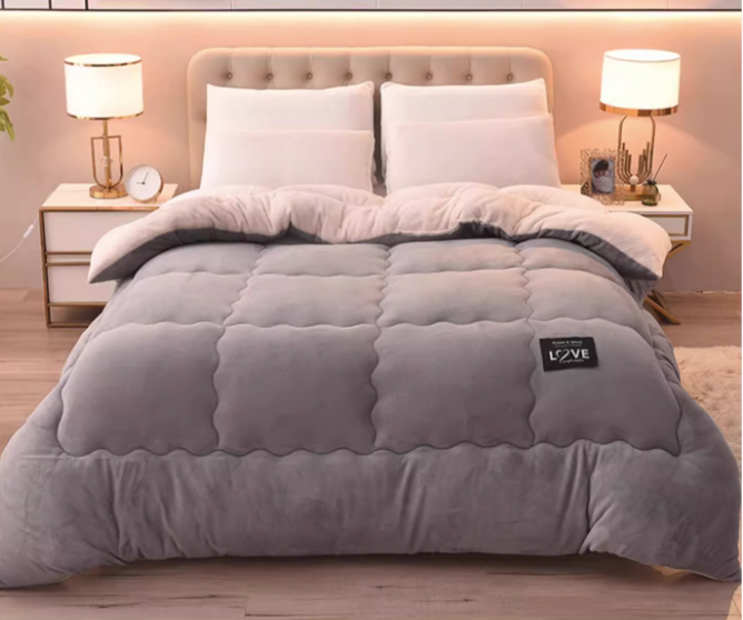 Winter Lambskin Velvet Quilt Core