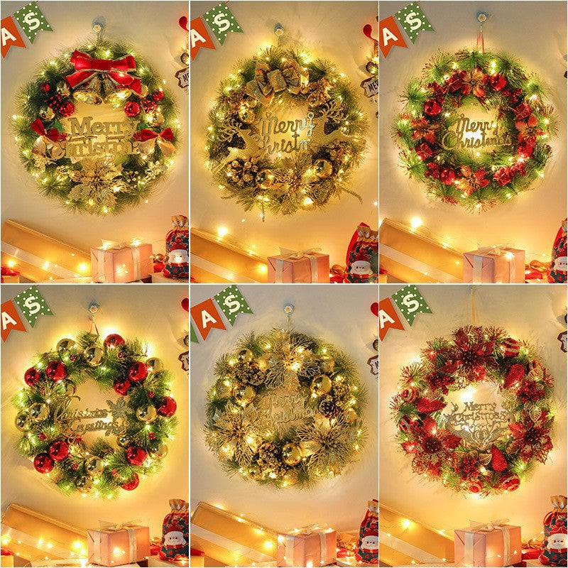 Christmas Wreath Decoration (with LED lights)