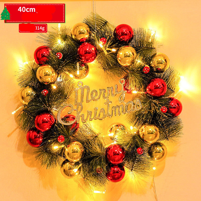 Christmas Wreath Decoration (with LED lights)