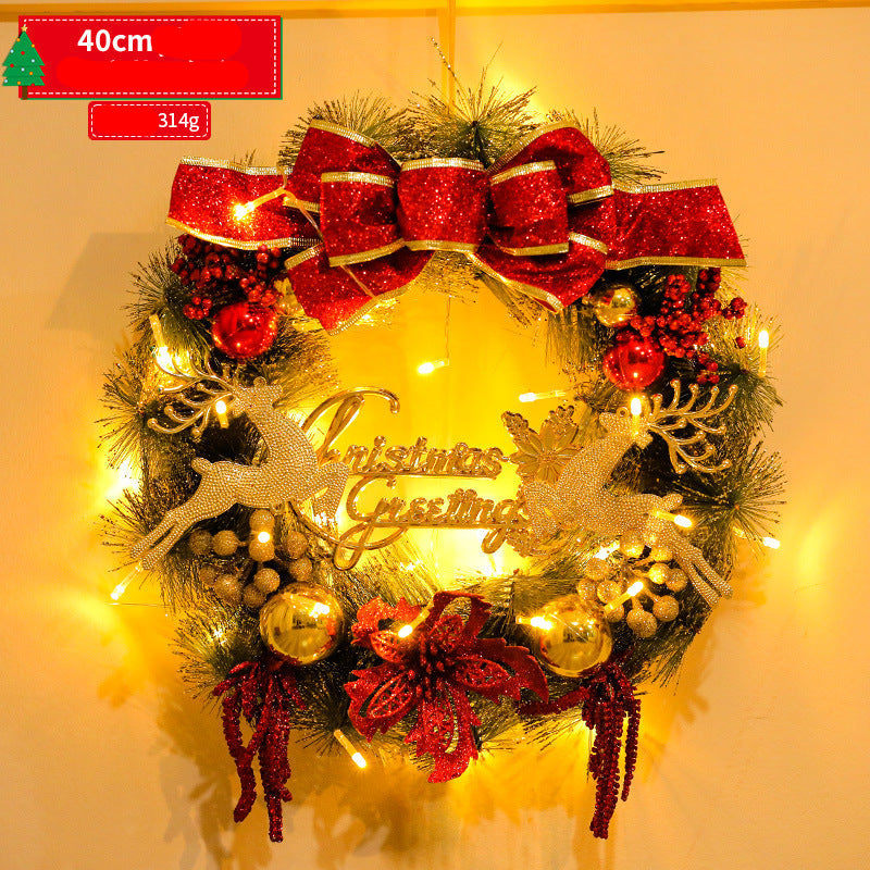 Christmas Wreath Decoration (with LED lights)
