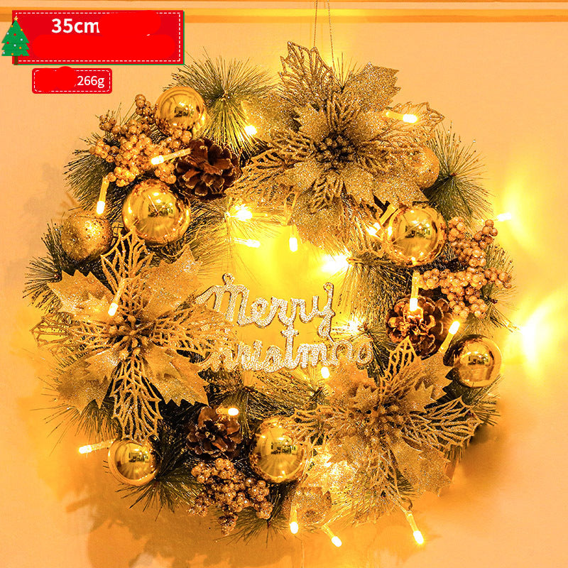 Christmas Wreath Decoration (with LED lights)