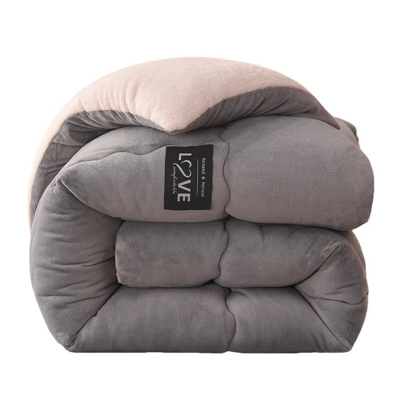 Winter Lambskin Velvet Quilt Core