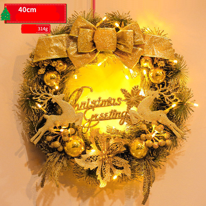 Christmas Wreath Decoration (with LED lights)